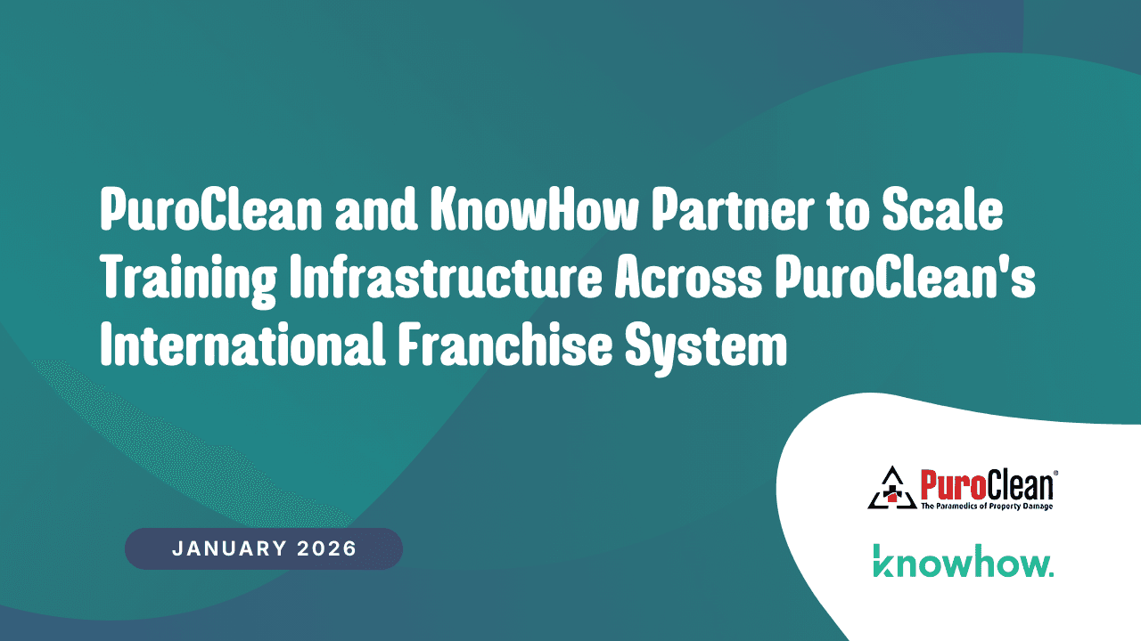 PuroClean and KnowHow Partner to Scale Training Infrastructure Across PuroClean's International Franchise System